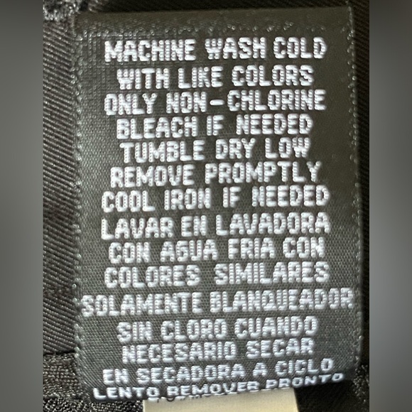 NWT SAVANE Men’s slacks, trousers, pants, 34” x 32”, black ice, zip front - Picture 6 of 8